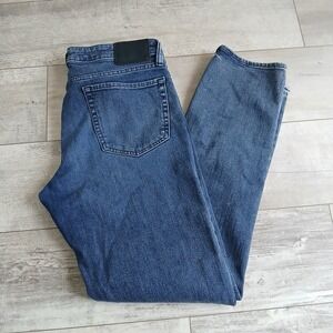 Bonobos Mens Slim Fit Dark Wash Denim Jeans 32x34 Cotton Blend Casual